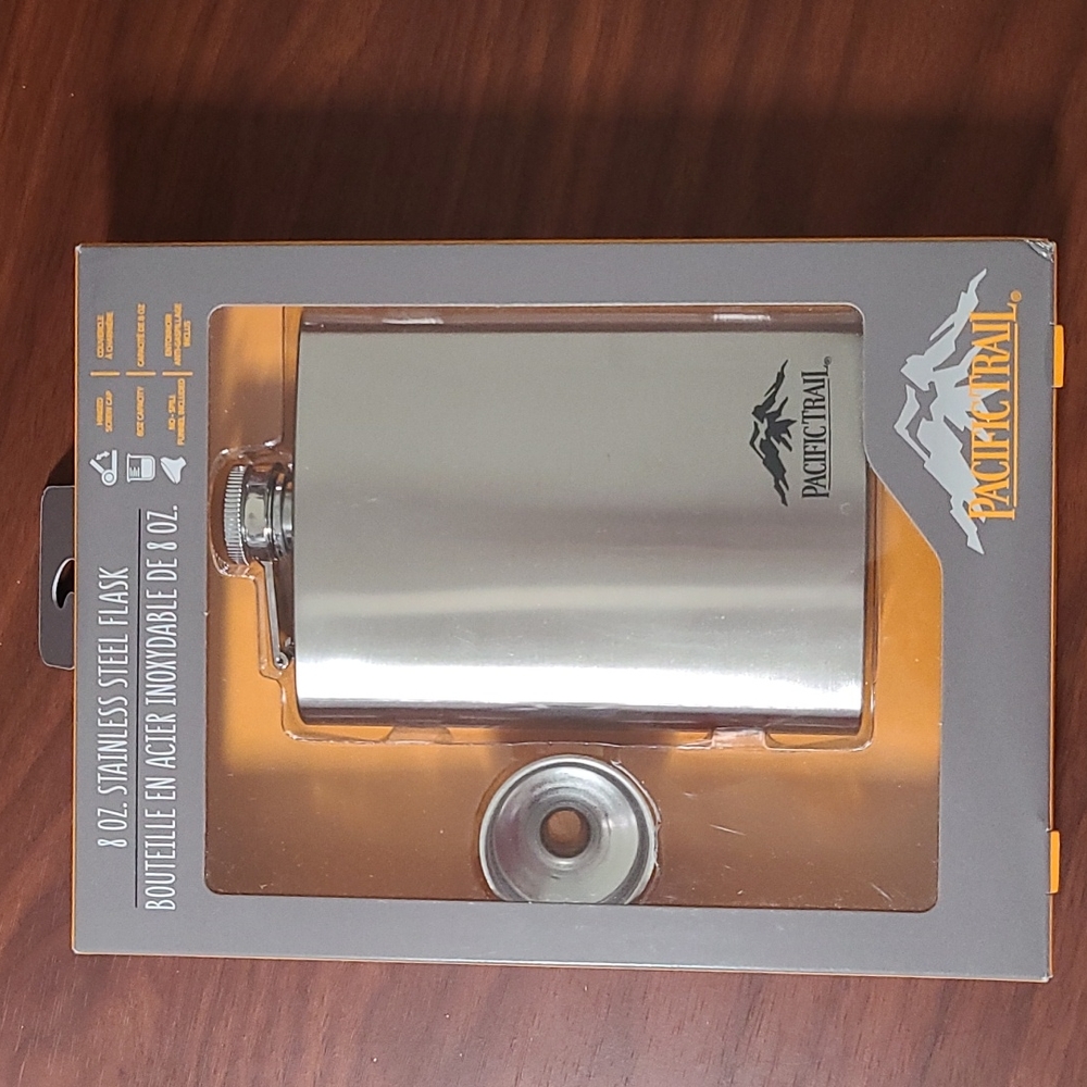 Pacific Trail 8 Oz stainless steel flask